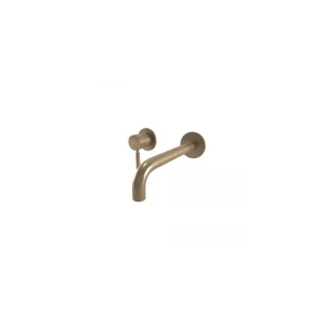 Bugnatese Kobuk Fal alatti mosdócsaptelep 22 cm kifolyóval klikk-klakk leeresztővel, bronz 2246SCbr