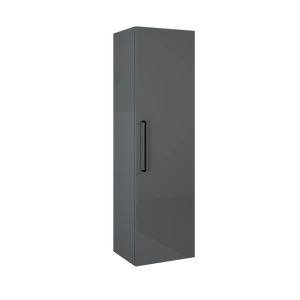 Elita Futuris 40 x 140 x 35,2 cm-es 1 ajtós falra szerelhető kiegészítő szekrény fényes anthracite 167222