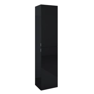 Elita 40x180 cm-es falra szerelhető kiegészítő bútor fényes fekete színben 168313