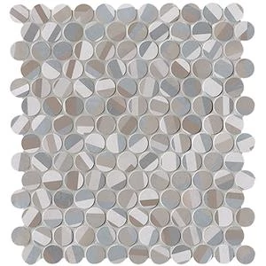 Fap Color Line Deco Round Mosaico fali dekor csempe 29,5x32,5 (fNL5)  6 db/doboz