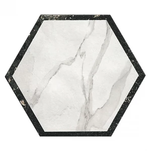 FAP Roma Deco Esagono Statuario Grafite 25x21,6 Dekor fali csempe (fLVB) 1,177 m2/doboz