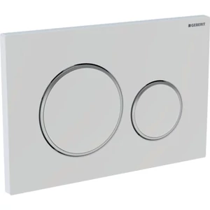 Geberit Sigma 20 nyomólap fehér/fényes króm/fehér 115.882.KJ.1