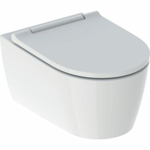Geberit ONE fali WC mélyöblítésű, TurboFlush, WC-ülőkével fehér betéttel 500.201.01.1