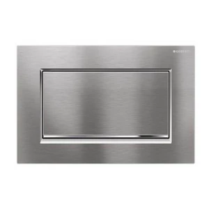 Geberit SIGMA 30 nyomólap szálcsiszolt/fényes króm/szálcsiszolt 115.893.KX.1