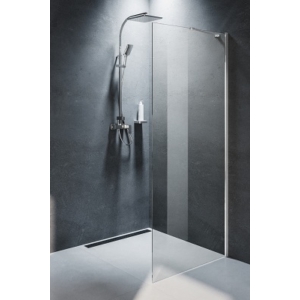 Riho Novik Z400 90 cm-es zuhanyfal/walk-in átlátszó, króm G003030120