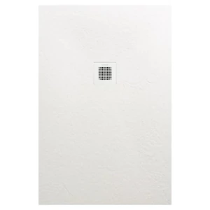 AREZZO design SOLIDSoft zuhanytálca 100x90 cm, FEHÉR, színazonos lefolyóval (2 doboz)