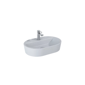 AREZZO design BABETTE pultra ültethető mosdó 62X43 matt szürke  [AR-145102]