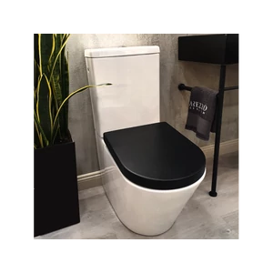 AREZZO design Indiana soft close wc tető fekete AR-ISCB