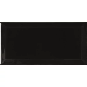 Vilar Metro Nero fényes 10x20 cm falicsempe