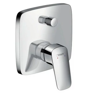 Hansgrohe Logis Kádcsaptelep egykaros, falsík alatti szereléshez, szögletes rozettával, króm