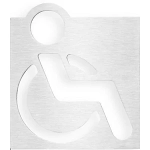 BEMETA HOTEL Tábla: Mozgáskorlátozott WC, 120x130x2mm, matt (111022025) (XP043)