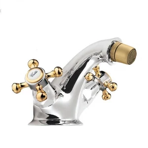 REITANO ANTEA bidécsaptelep automata leeresztővel, króm/arany (3182)