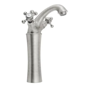 REITANO ANTEA magasított mosdócsaptelep automata leersztővel, 245mm, nikkel (3178L)