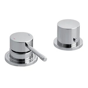 BOU kádperemre szerelhető, kádtöltő csaptelep, váltóval, kádbeömlő nélkül, króm (BU100)