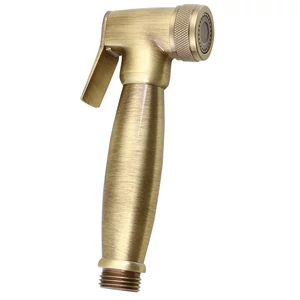 REITANO retro bidé zuhany, tartó és gégecső nélkül, bronz (DOC66)
