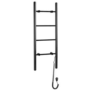 Sapho Karbo elektromos törölközőszárító radiátor, 400x1120 mm, 87W, fekete