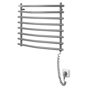 AQUALINE elektromos törölközőszárító radiátor, 570x465mm, 72W, ezüst (SU210A)