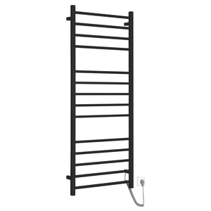 Sapho Redondo elektromos törölközőszárító radiátor, időzítővel, 620x1160mm, 120W, Inox