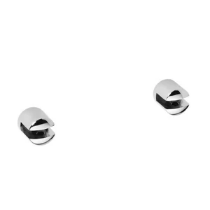 BEMETA OMEGA Üvegpolc tartó, üveg nélkül / pár, 19x19x28mm, 8mm, króm (104502112-8) (XR008)