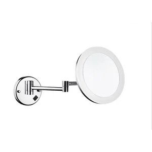 AREZZO design LED kozmetikai tükör kerek, 5x nagyítással, króm