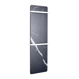 AREZZO design STONELINE 900x300 kőhatású törölközőszárító radiátor, fekete