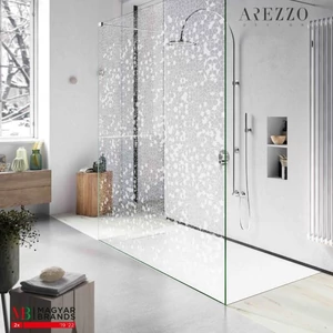 AREZZO premium üvegfal FORIO Grey Glass White 900x2000