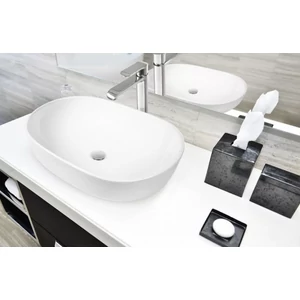 Invena Teja ovális mosdótál 60 cm, fehér CE-09-001-C 