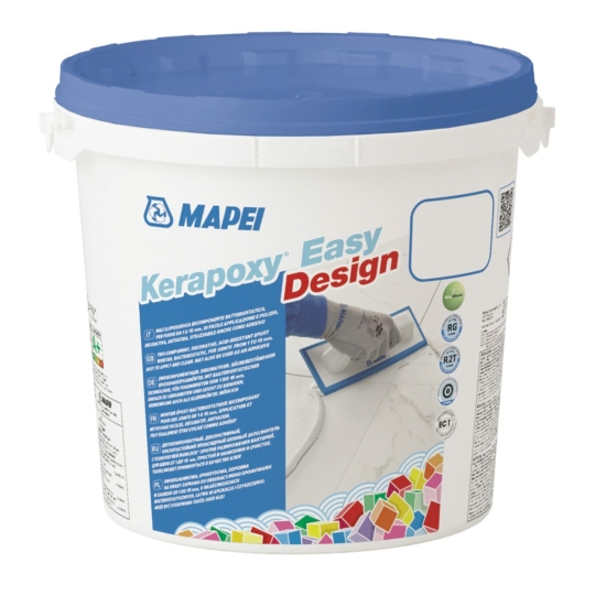 Mapei Kerapoxy Easy Design epoxi fugázó 127 jegesszürke 3 kg