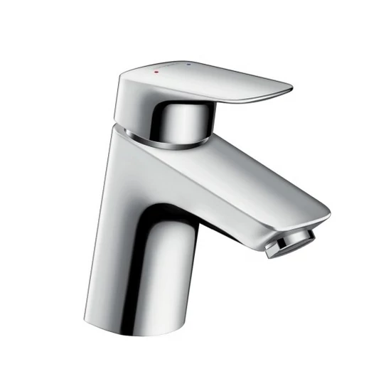 Hansgrohe Logis Mosdócsaptelep 70 egykaros, automata lefolyógarnitúrával króm 71070000