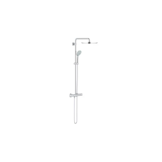 GROHE EUPHORIA SYSTEM 310 ZUHANYRENDSZER TERMOSZTÁTOS CSAPTELEPPEL, FALRA SZERELÉSHEZ