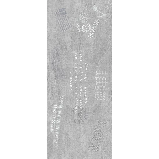 TUSCANIA LEVEL GREY DECORO 20X50 DEKOR FALICSEMPE