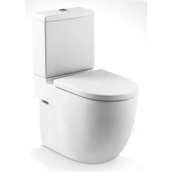 Roca Meridian Compact perem nélküli, monoblokk wc csésze A34224L000