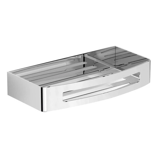 GEDY SMART polc zuhanyzóba, 300x45x128mm, INOX (2417)