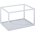 Elita 60x45,1x35,4 cm-es matt fehér színű üvegpolcos szekrénykeret 168184