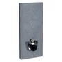 Kép 1/3 - Geberit Monolith Plus szanitermodul fali WC-hez, 114 cm-es, palahatású kőanyag/alumínium fekete króm 131.231.00.5