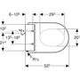 Kép 2/4 - Geberit AquaClean Tuma Classic WC kerámiára szerelhető berendezés 146.073.11.1