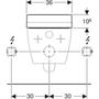 Kép 3/4 - Geberit AquaClean Tuma Classic WC kerámiára szerelhető berendezés 146.073.11.1