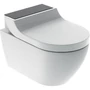 Kép 1/5 - Geberit AquaClean Tuma Comfort komplett higiéniai berendezés fali WC-vel, fekete üveg 146.293.SJ.1