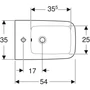 Kép 2/4 - Geberit iCon Square fali bidé, zárt forma 231910000