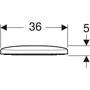 Kép 3/4 - Geberit Selnova lassú záródású wc ülőke 500.333.01.1