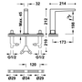 Kép 2/2 - Counter‑top dual control tap Free installation