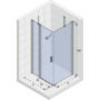 Kép 2/2 - Riho Novik Z203 90x80 cm-es nyíló zuhanykabin, átlátszó, króm G003018120