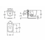 Kép 2/2 - Arezzo Charlton Rimless Függesztett Wc Ar-401