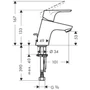 Kép 2/2 - Hansgrohe Focus E2 Mosdócsaptelep egykaros, króm DN15 31730000