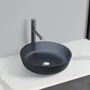 Kép 1/4 - AREZZO design RUBEN üveg mosdó, matt szürke